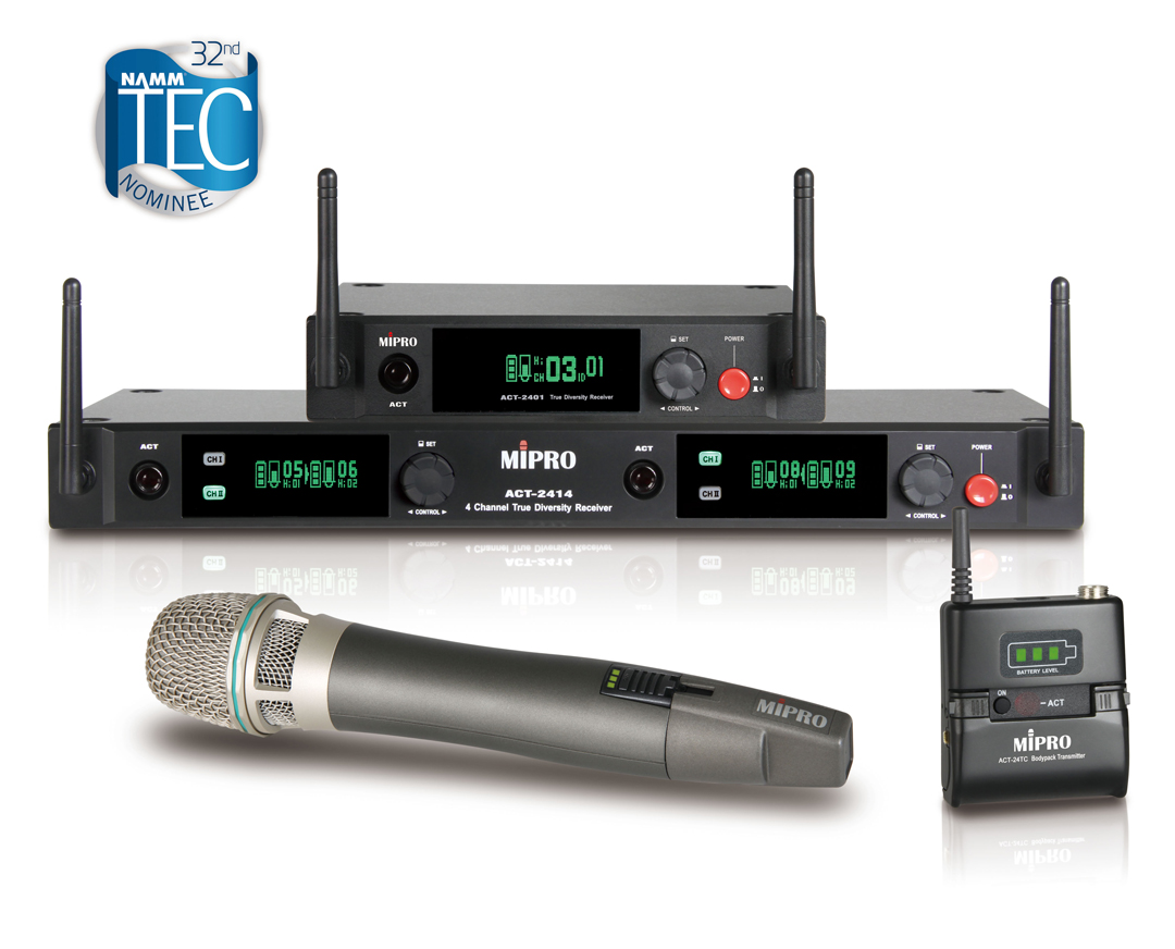 MIPRO ACT-2400 Series 2.4GHz Digital Wireless Nominated for 32th TEC Awards
