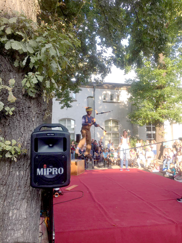 MIPRO Portable PAs Partnered Artists in Paderborn International Arts Fair