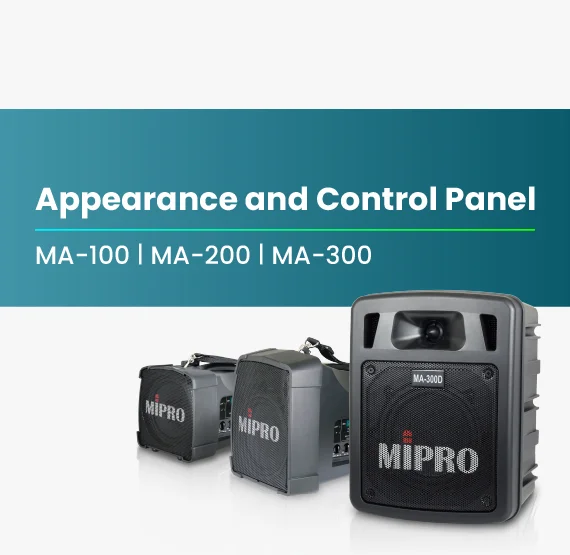 MA-100_MA-200_MA-300_Appearance_and_Control_Panel