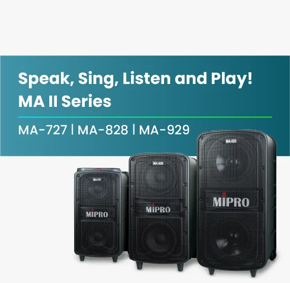 MA-727_MA-828_MA-929_Speak_Sing_Listen_and_Play_MA-II_Series