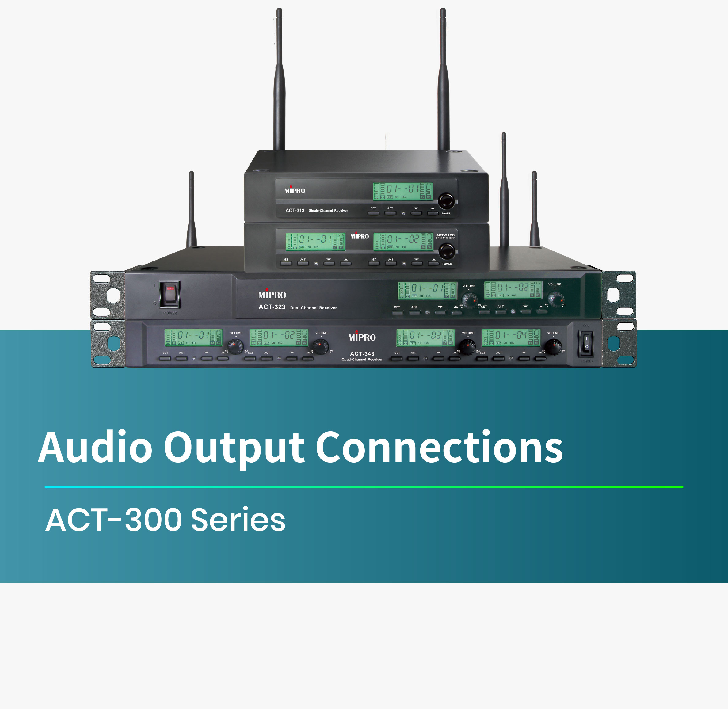 ACT-300 _Series_Audio_Output_Connections